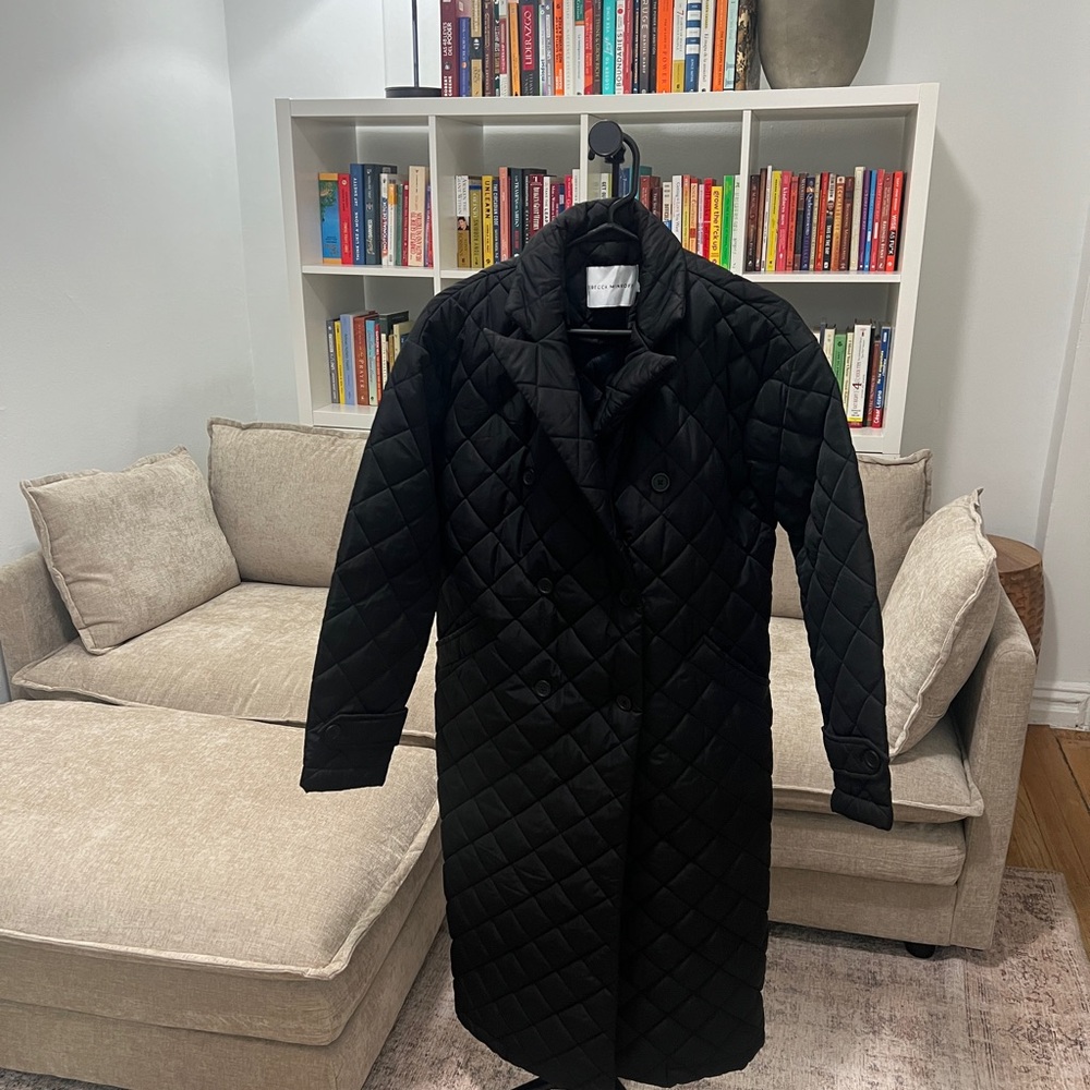 Rebecca Minkoff Quilted long coat NWT